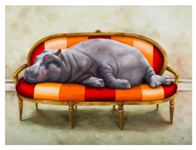 Signed Print - Humphrey the Hippo
