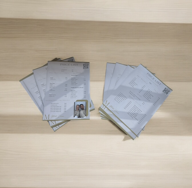 500 double sided A5 flyers