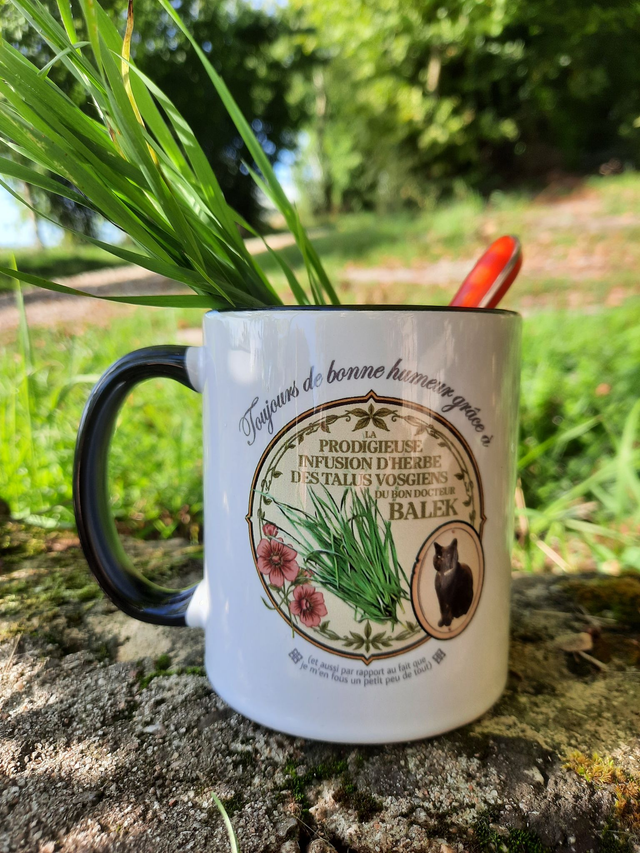 Mug infusion d'herbe des talus vosgiens