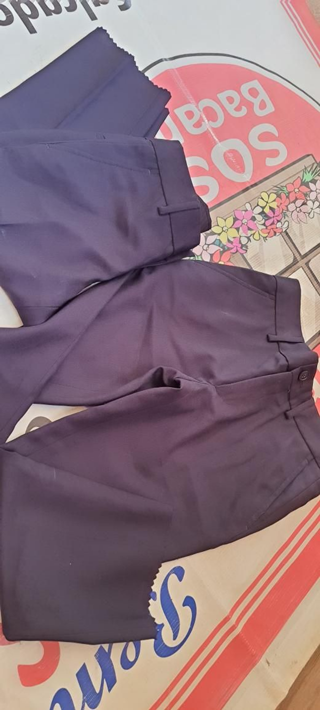 Calça Preta Social Infantil, T/2 ANOS