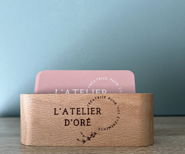 Support cartes de visite 