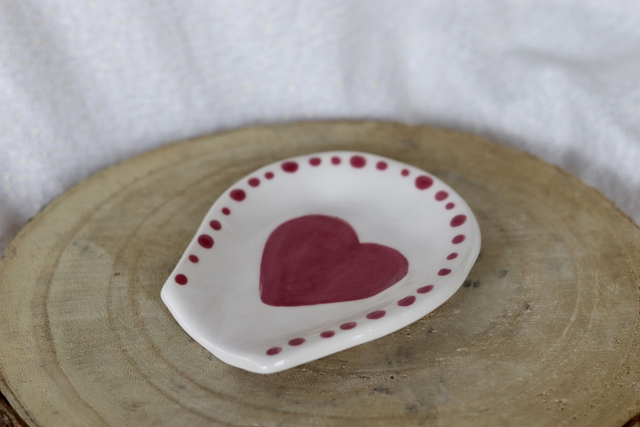 Repose cuillère cœur - Dernière pièce 