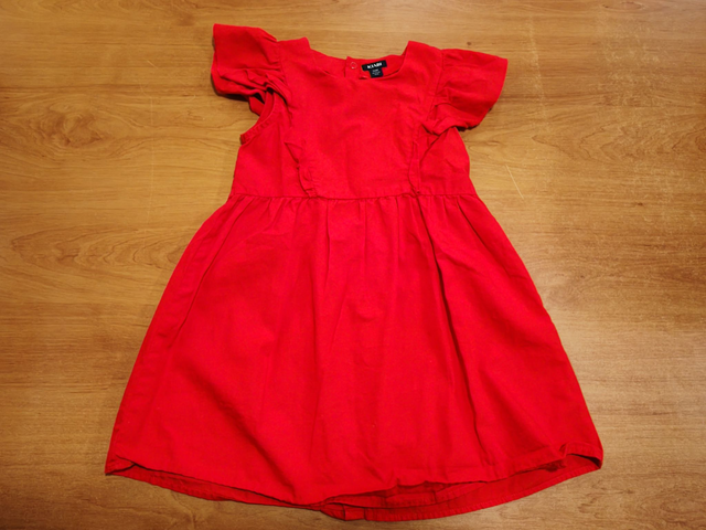 Robe rouge 3 ans