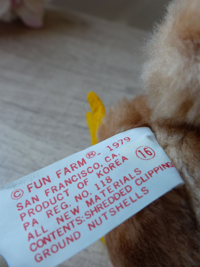 Peluche Chouette Hibou Nature Animal Jouet Fun Farm Collection Souvenir Vintage 1979, Doudou Adulte Forme Hibou, Décoration Peluche Animal