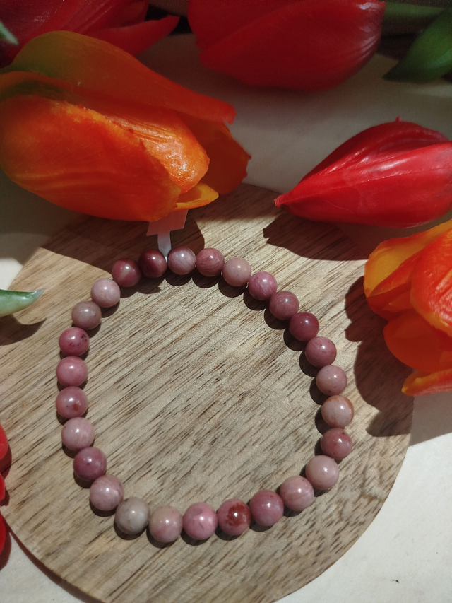 Bracelet en Rhodonite