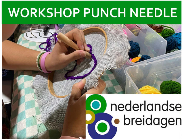 Workshop Punch Needle Ned. Breidagen