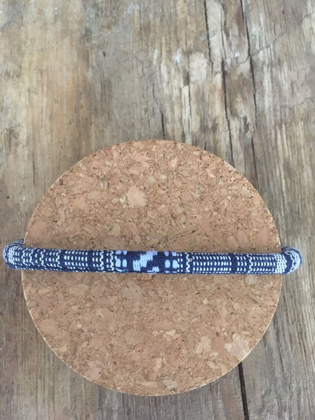 BRACELET ROND BLEU & BLANC