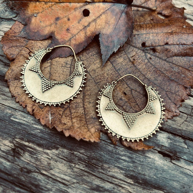 PETITES CRÉOLES TRAVAILLÉES DORÉES