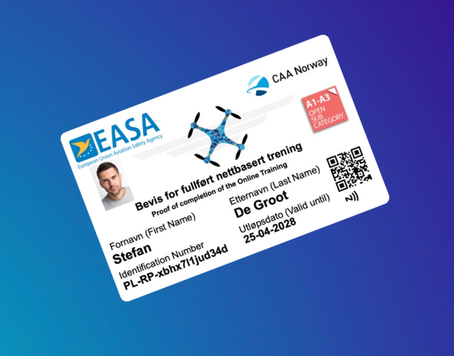 Drone Pas Noorwegen Met NFC Maak Bij Opties Een Keuze Uit Welke Variant Je Wenst Te Bestellen !