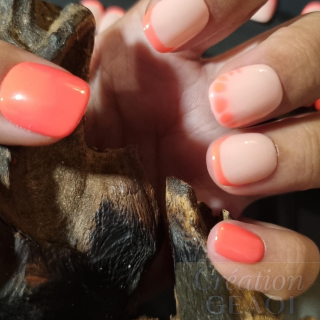Corail french nude little carré xs