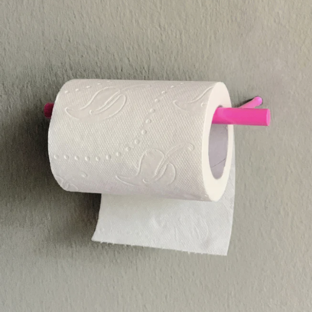 Kolor Toiletrolhouder Neon Pink 