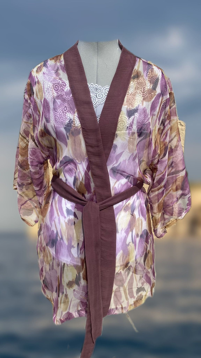 Tunique en voile de soie 