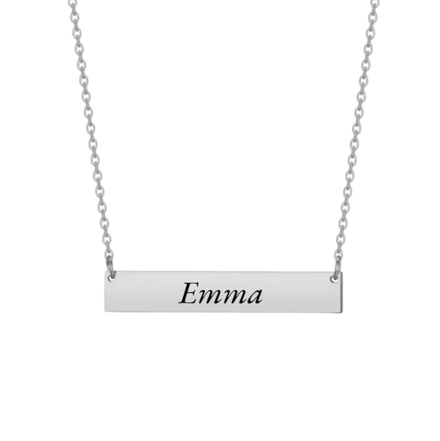 Horizontal bar necklace 