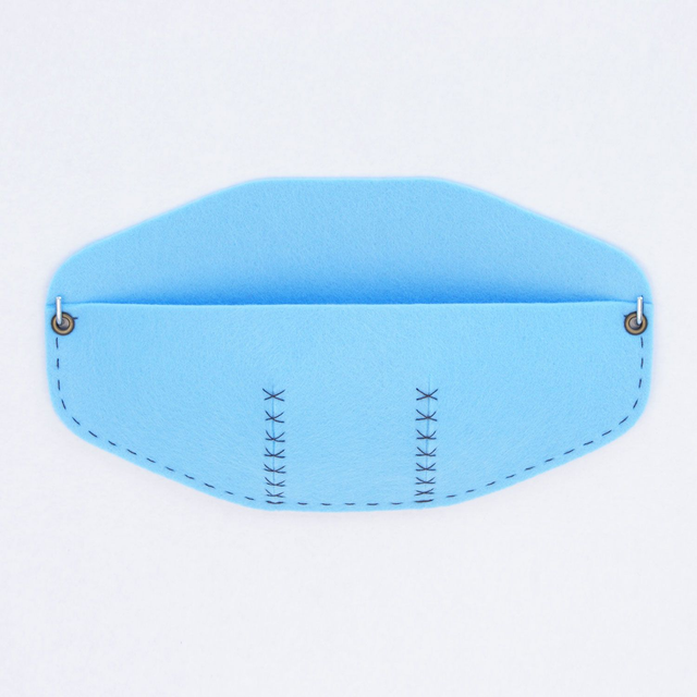 Vide-poche mural bleu ciel Hyphen