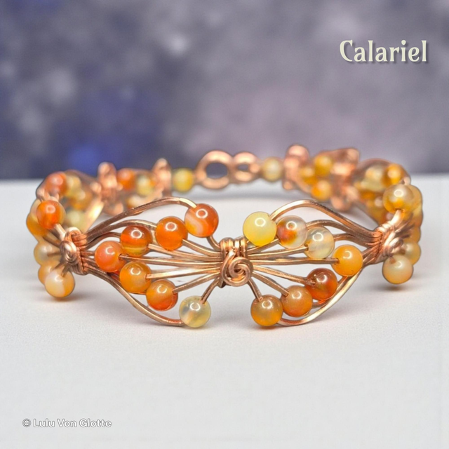 CALARIEL (cuivre et cornaline naturelle)