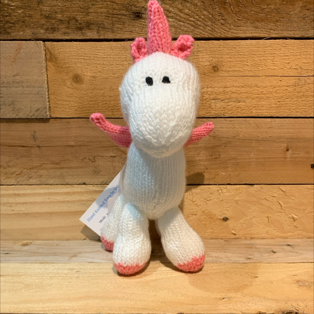 Hand Knitted Unicorn 