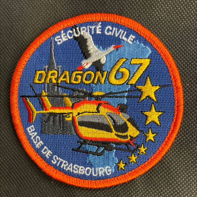 Badge Officiel DRAGON 67 - tissus brodé - version 1.0