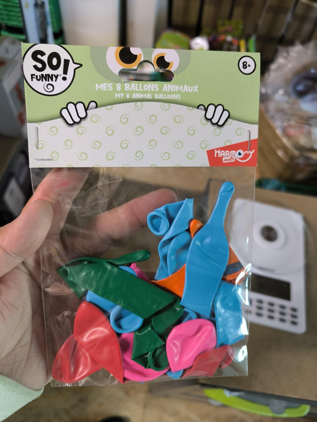 MES 8 BALLONS ANIMAUX 