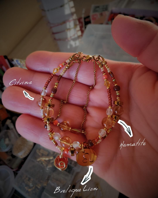 Bracelet Astro Lion & Citrine