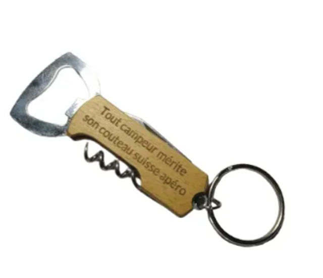 Couteau Suisse Apéro – Personnalisé & Écologique en Bambou