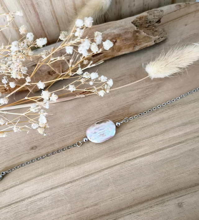 Bracelet Chaîne Perle d'eau douce