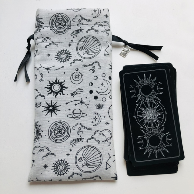 Pochon XXL  Oracle/Tarot - Modèle Astro 