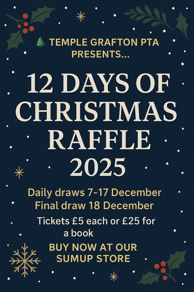 12 days of Christmas Raffle Book