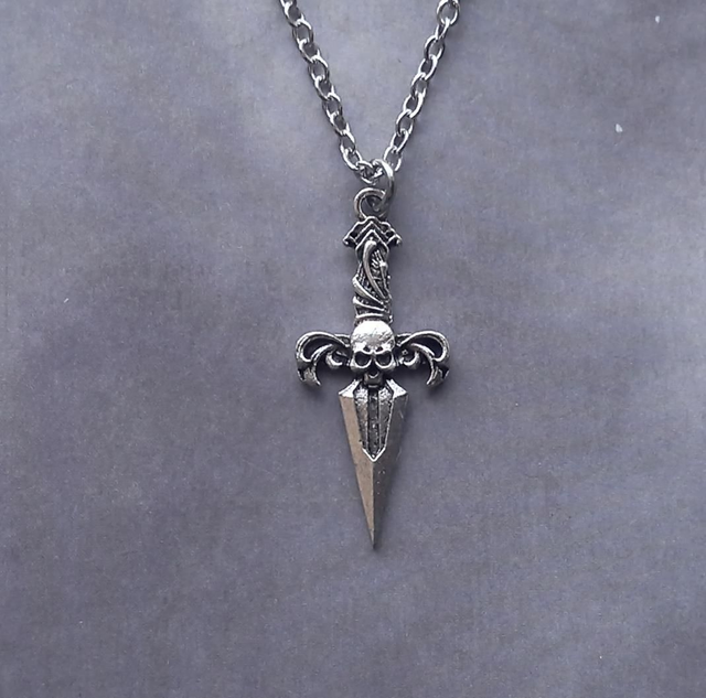 Skull Dagger Necklace 