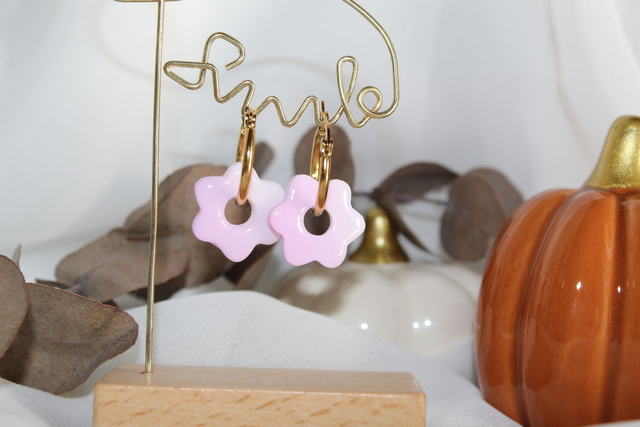 Les interchangeables Duo Créoles+Fleurs