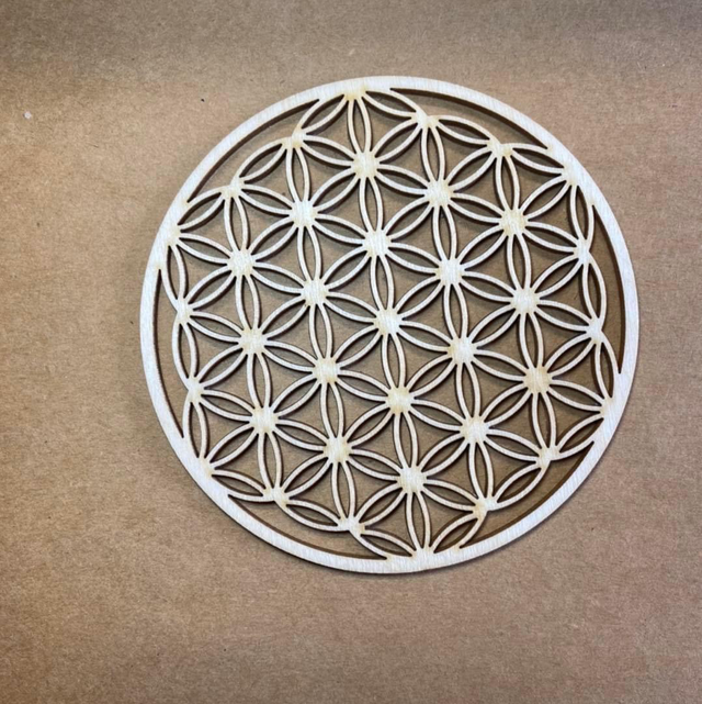 Fleur de vie en bois