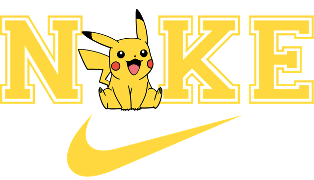 Nike Pikachu DTF