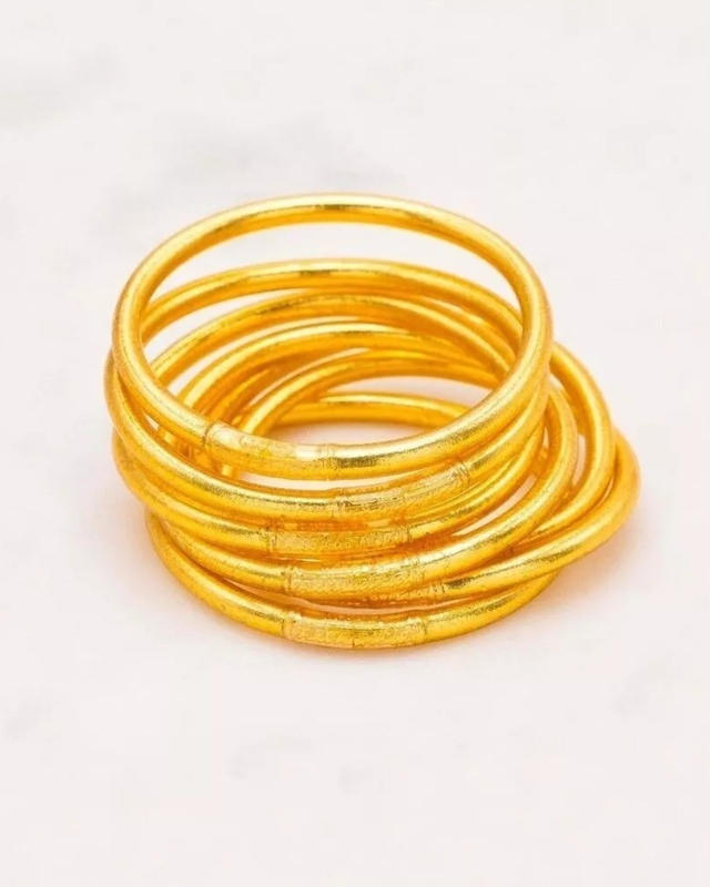 Jonc Bouddhiste épais doré