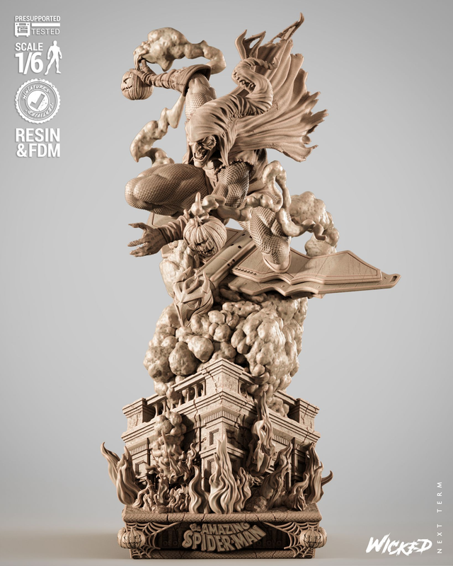 Statue BOUFFON VERT série comics