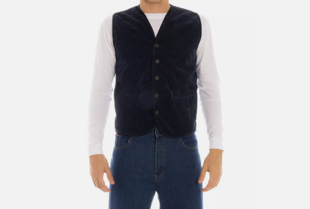 Matt Delegha Herren Weste Blau Gr. S/M NEU mit Etikett