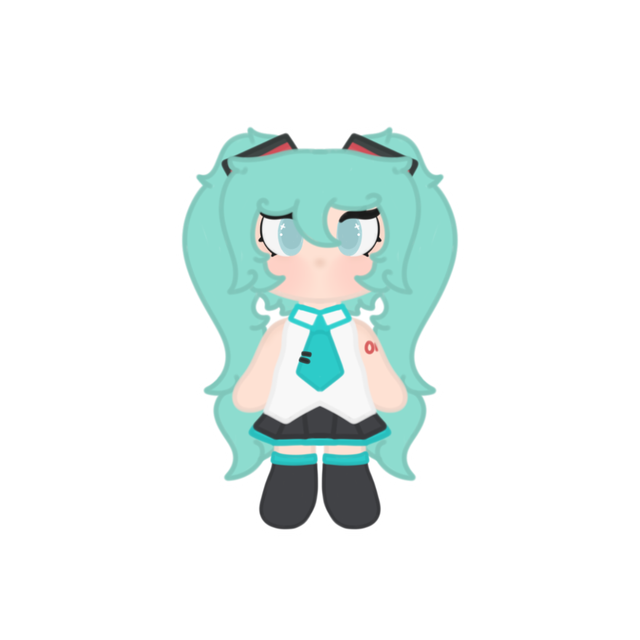 Vocaloid Hatsune Miku Chibi Sticker
