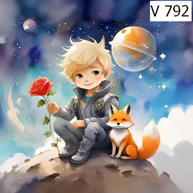 Panneau Petit Prince en Polyester 