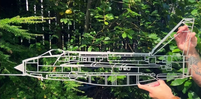 Stainless Steel 990mm long Panel Line series unique to XR724