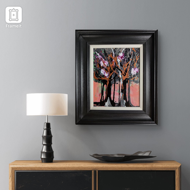 'Abstract trees warm'