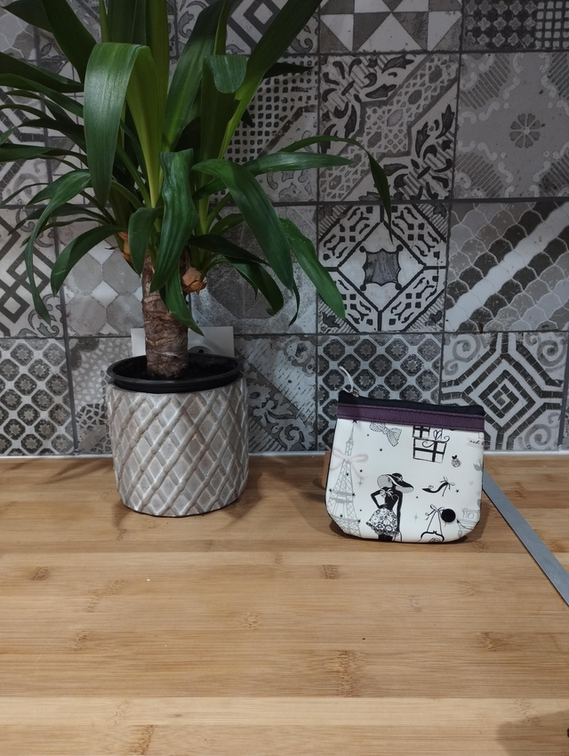 Porte-monnaie porte-cartes artisanal 