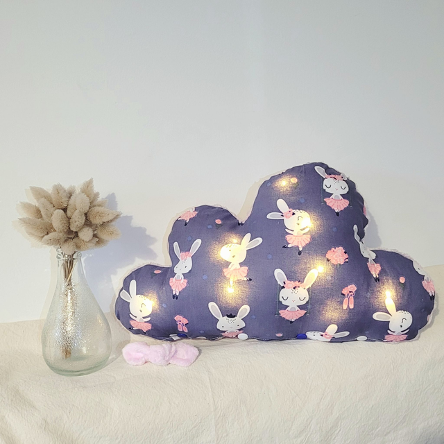 Veilleuse nuage &quot;danseuses lapins&quot;