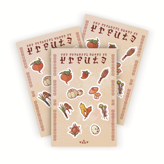 Forager's guide sticker sheet