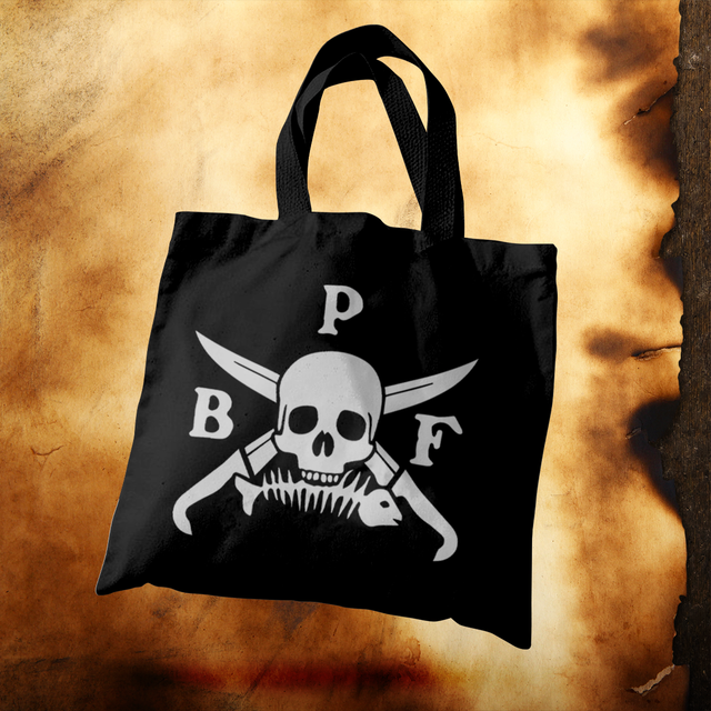 Tote Bag featuring Fishbone Freddie