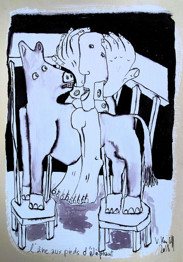 L'âne aux pieds d'éléphant