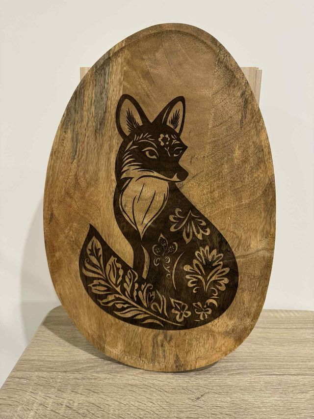 PLATEAU DECORATIF OVALE MANGUIER