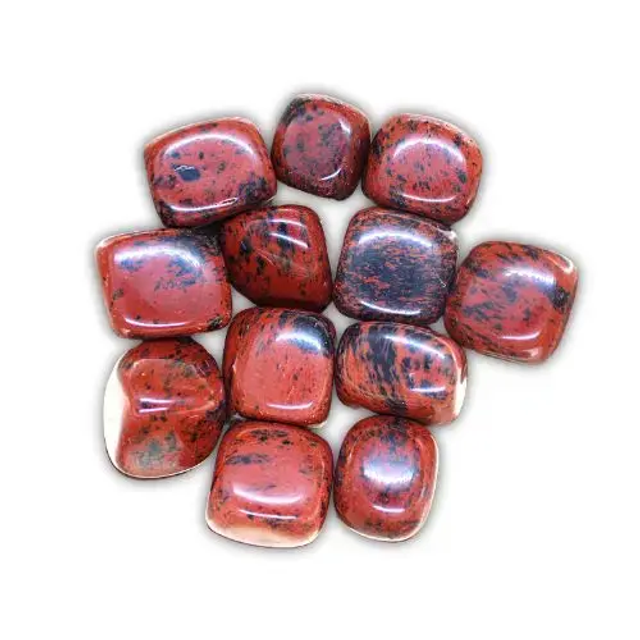 Red Obsidian Tumbled Stones