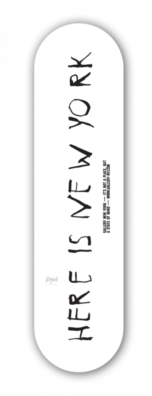 Stay Vertical - HERE IS NEW YORK - Pfeil skateboards by Horst Hamann (#zooyork)