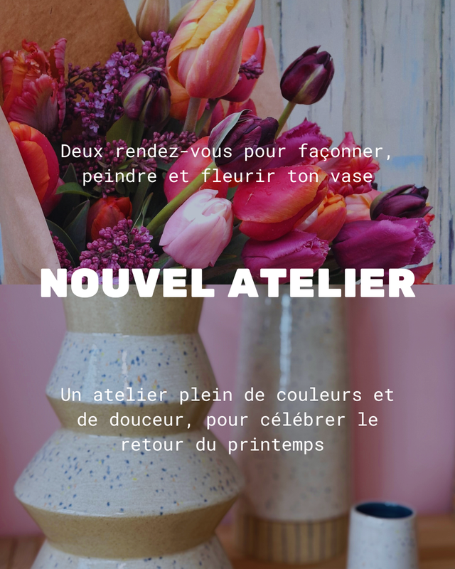 ATELIER - vase fleuri 🌸