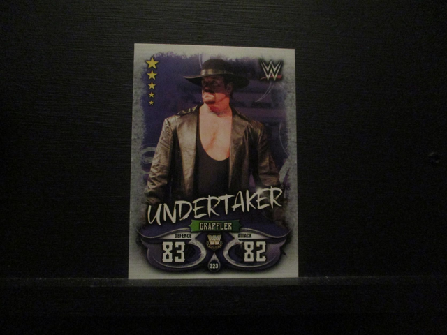 Undertaker - W Legends Slam Attax Live Original Trading Card #323