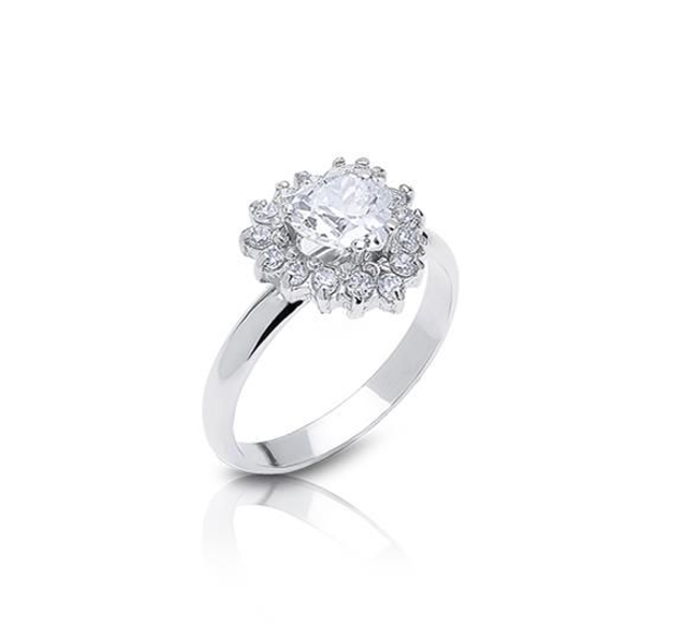 Ring “Hart” – sterling zilver 925 met zirkonia’s