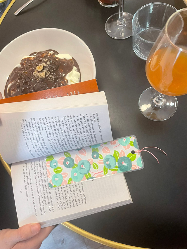 Marque-page en papier japonais – Élégance, couleur et poésie  